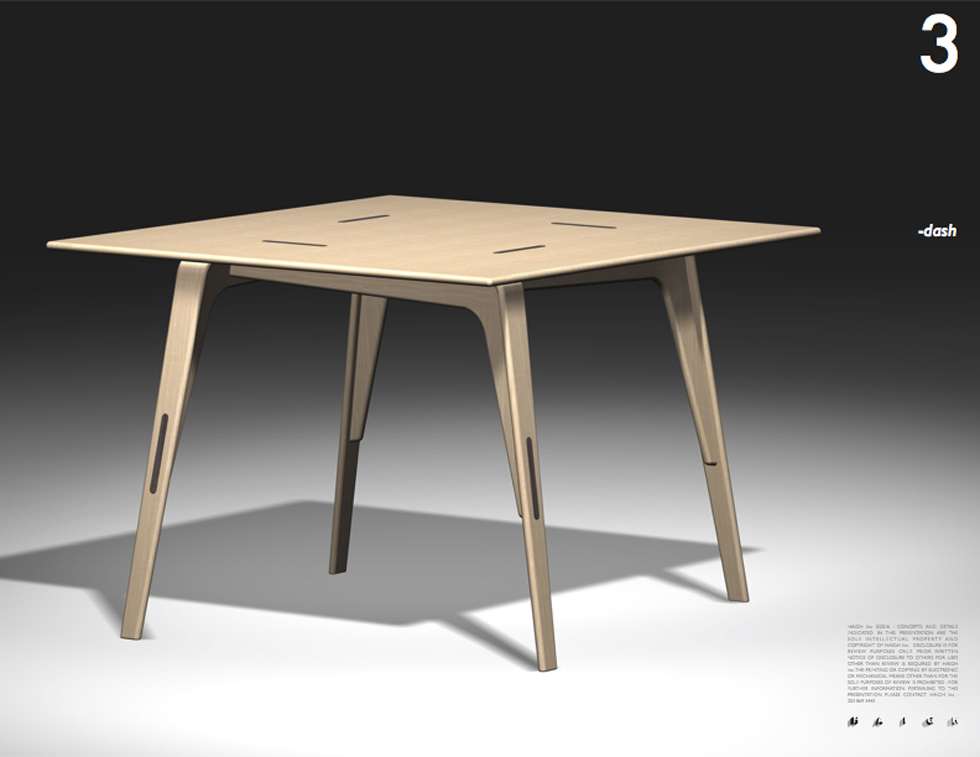 Laminated Wood Table